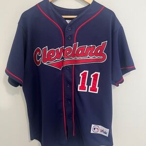 2000s Cleveland Indians baseball jersey by majestic